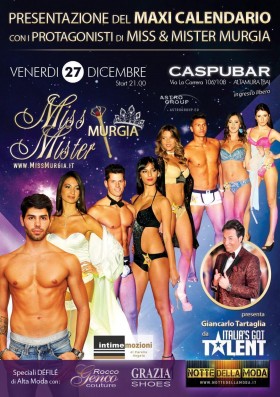 27/12/2013 - Presentazione Calendario Miss & Mister Murgia 2014 - MISS MAGAZINE