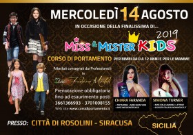 14/07/2019 - Corso di Portamento a Rosolini - MISS MAGAZINE | BEAUTIFUL DAY