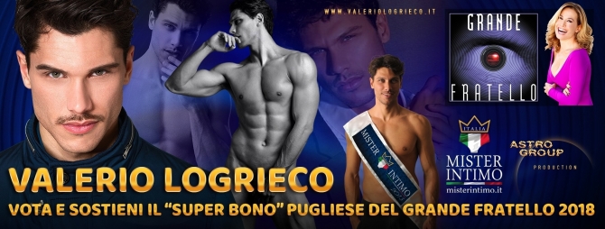 Valerio Logrieco, eletto "Mister Intimo Italia", è il "Super Bono" del GF15! - MISS MAGAZINE & BEAUTIFUL DAY