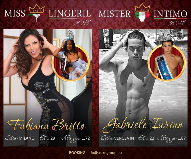 Miss Lingerie & Mister Intimo Italia 2018 - MISS MAGAZINE & BEAUTIFUL DAY