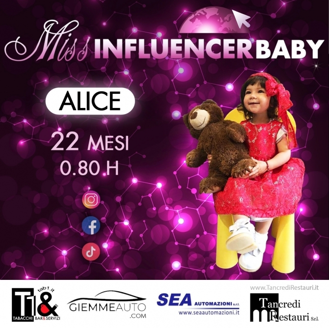 MISS INFLUENCER BABY • ALICE - MISS MAGAZINE & BEAUTIFUL DAY